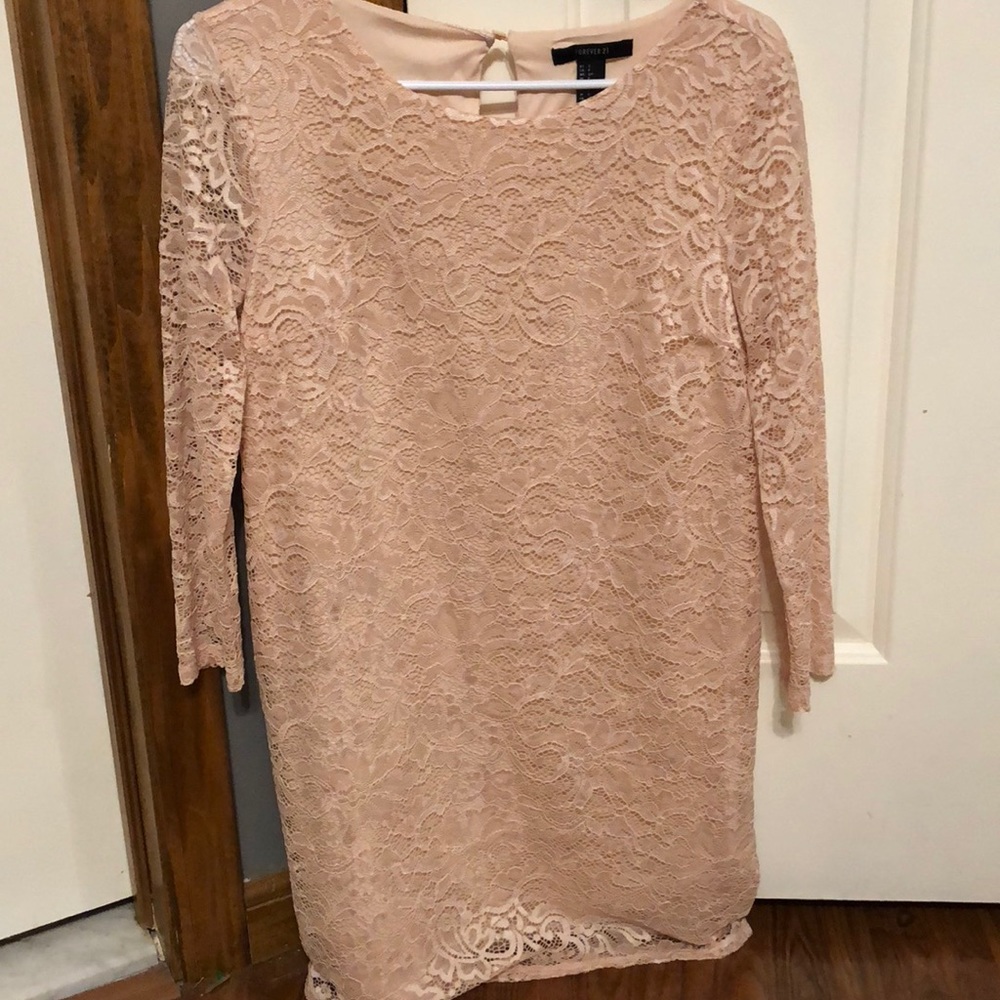 A lace dress